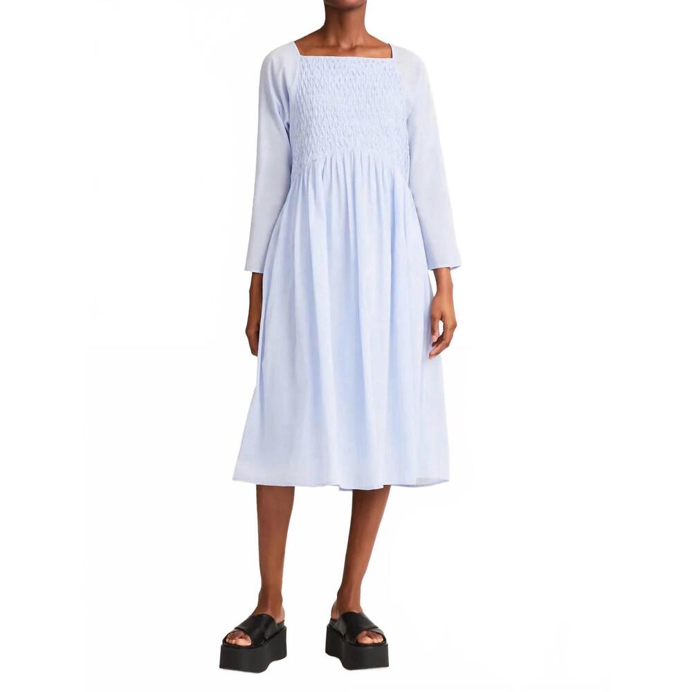 NEW MERLETTE washington midi dress in chambray